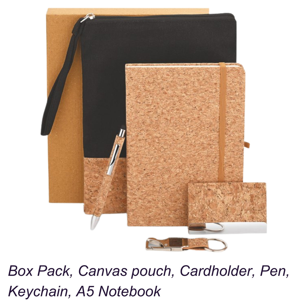 Eco Cork Essentials Kit Corporate Gift Set | Customisable Business Gifting