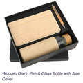 Wooden Diary Set Corporate Gift Set | Customisable Business Gifting
