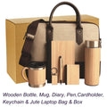 Jute Laptop Bag Set Corporate Gift Set | Customisable Business Gifting