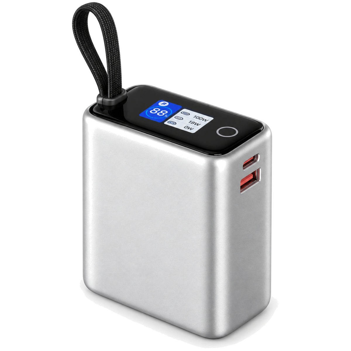 Stuffcool Giga Max 25000mAh 100W Power Bank with Built-in Type-C Cable