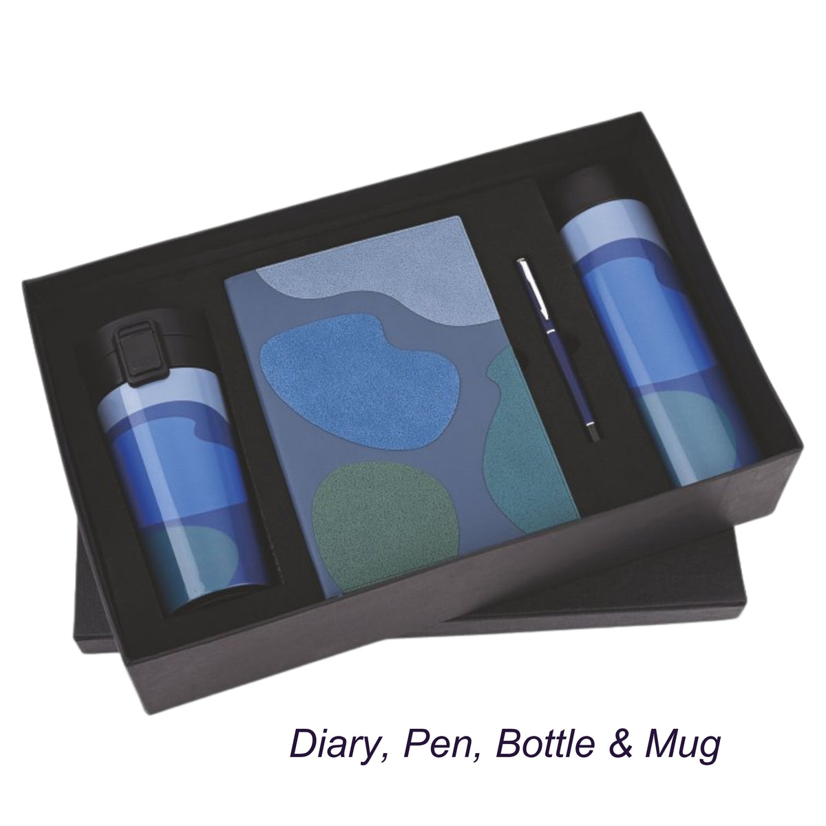 Blue Abstract Corporate Gift Set | Customisable Business Gifting