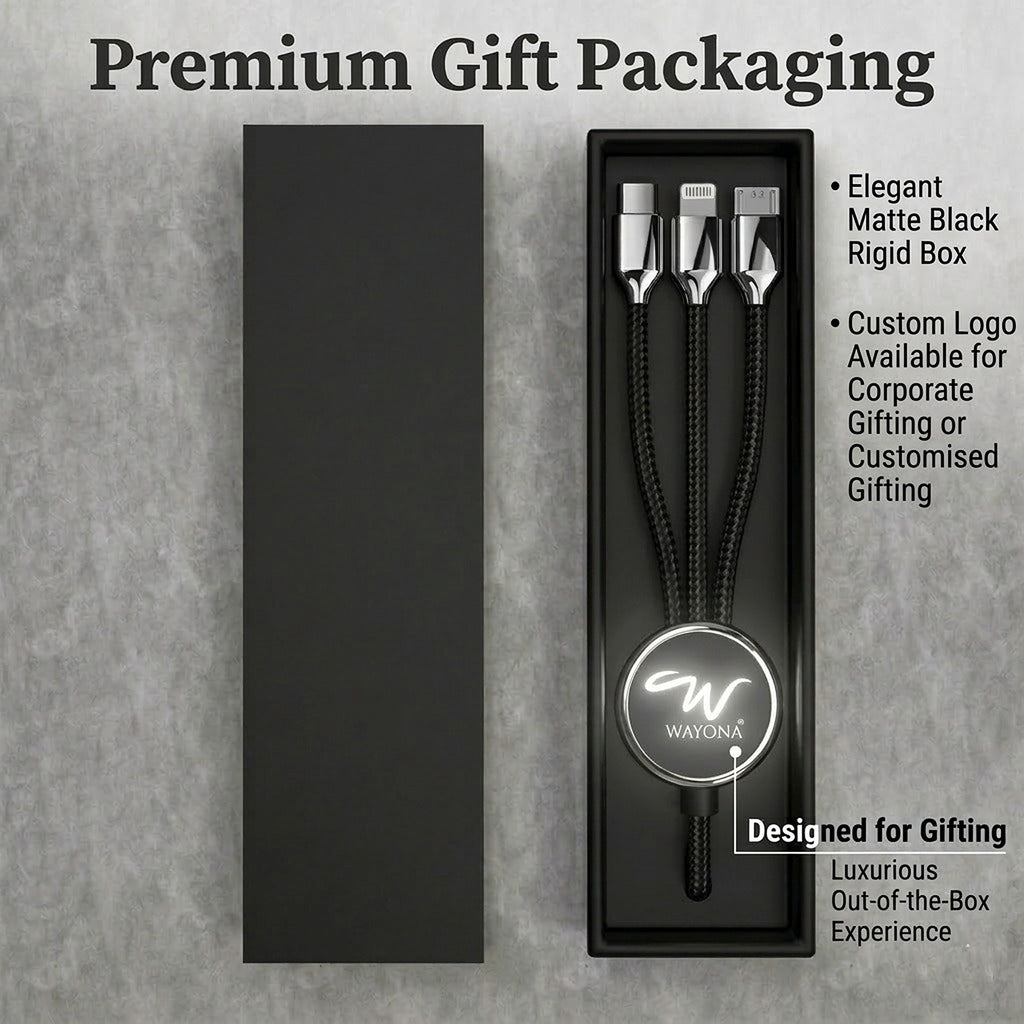 Wayona Glow Flex 6-in-1 Charging Cable