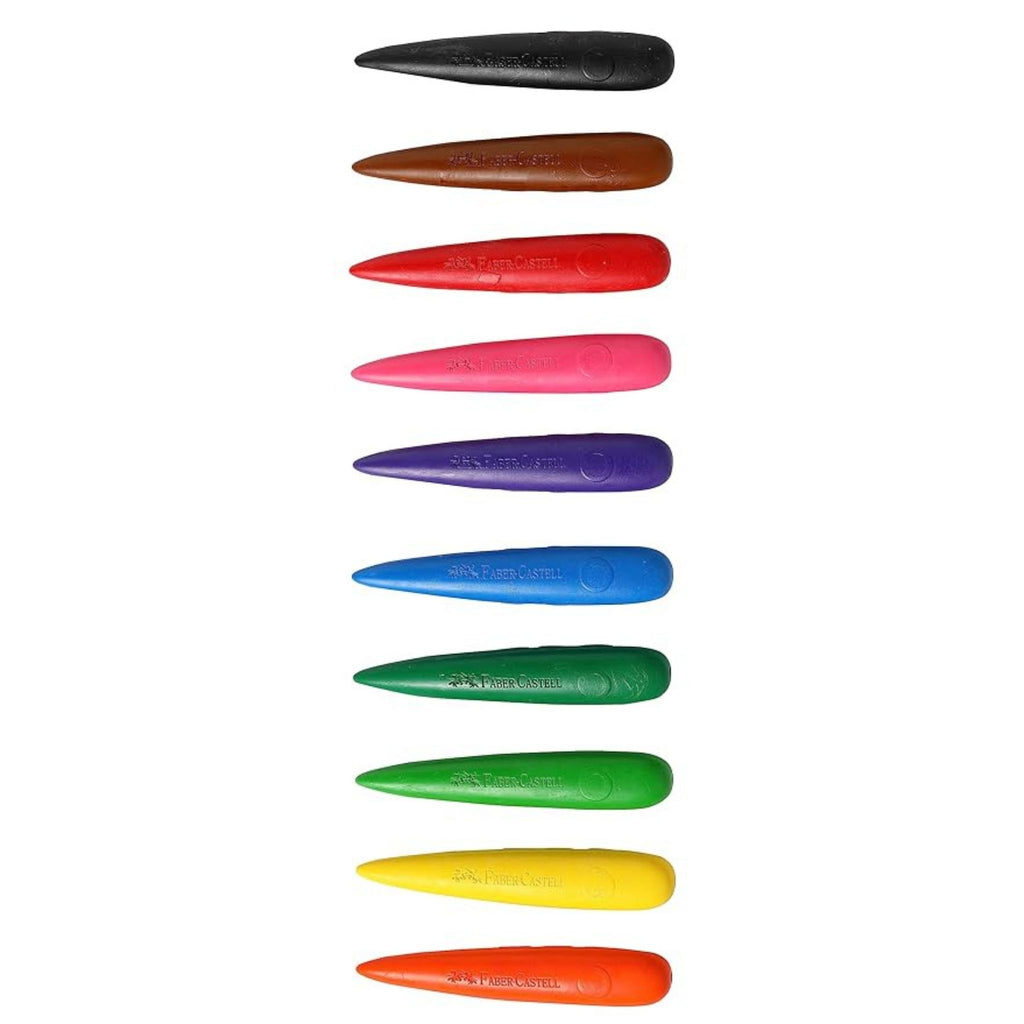 10 First Grip Crayons – Easy to Hold, Safe for Kids - Faber-Castell