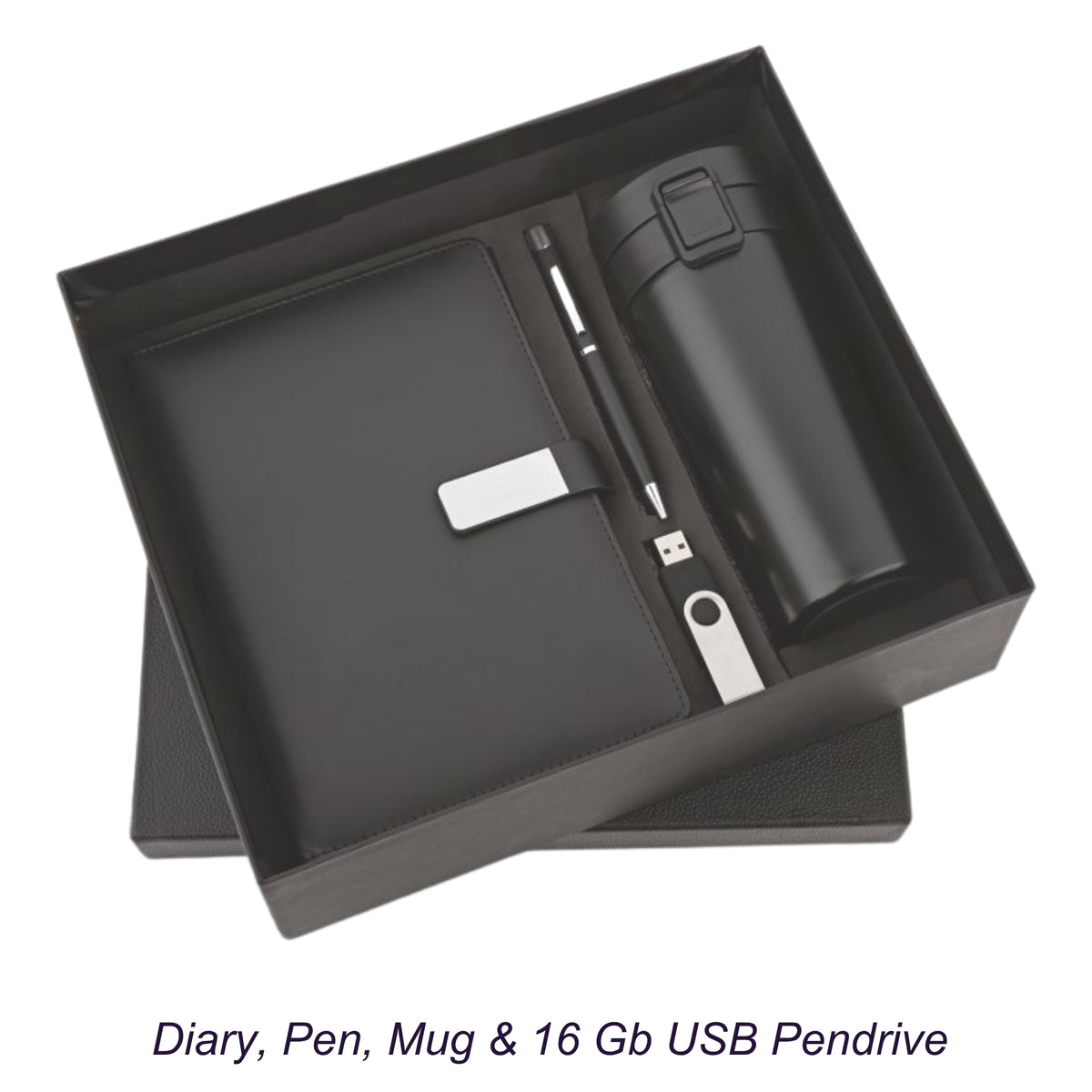 Diary Mug Pendrive Pen Corporate Gift Set | Customisable Business Gifting