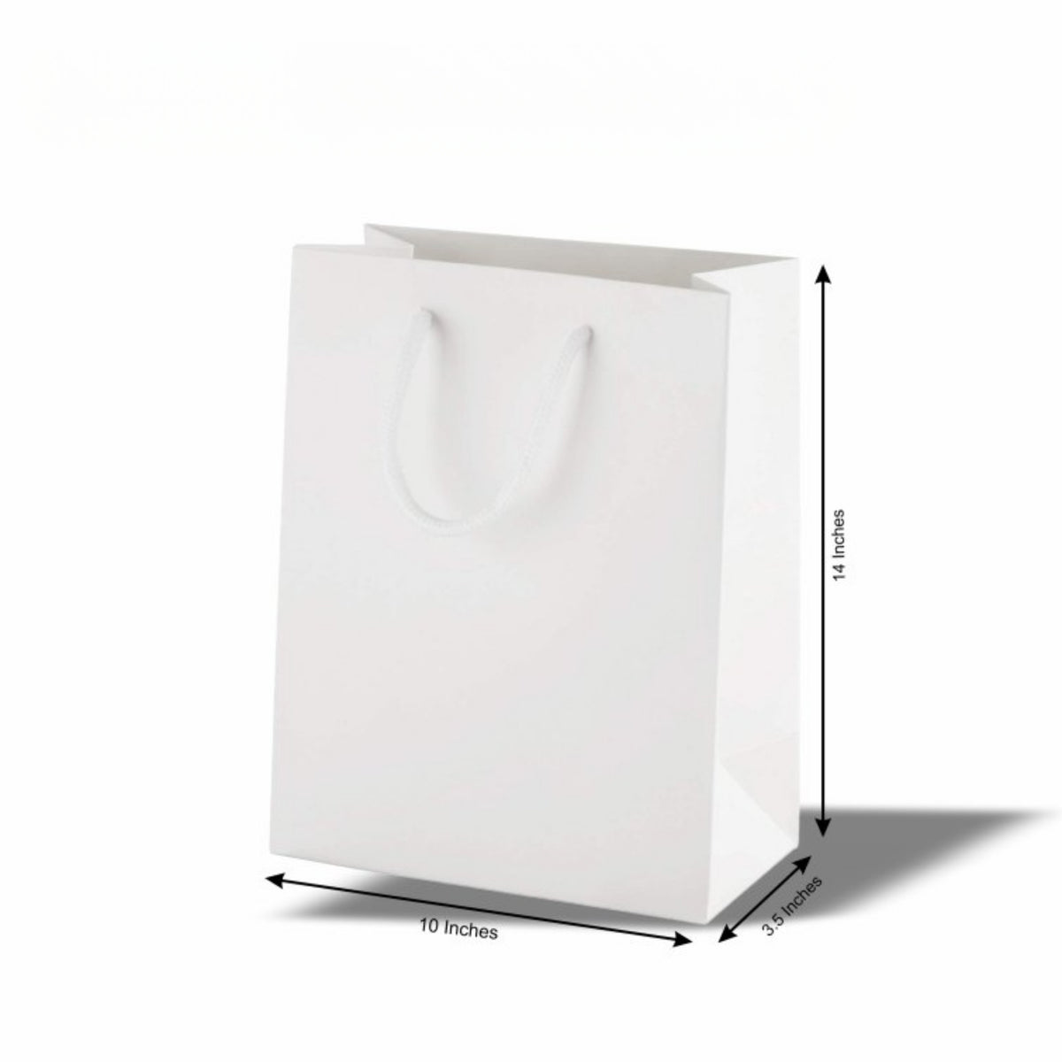 White Paper Bag (PAP Med 04) | Customisable Corporate Gifting