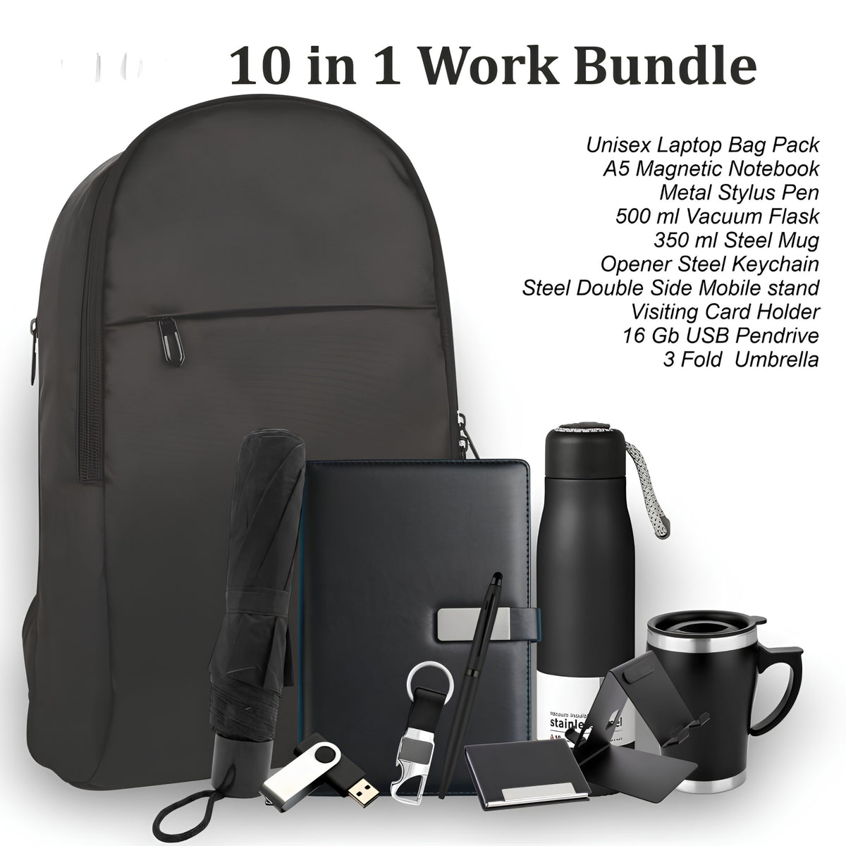 10 in 1 Work Bundle Corporate Gift Set | Customisable Business Gifting