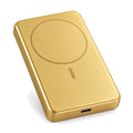 Stuffcool Aura 10000mAh 15W Magnetic Wireless Power Bank - Gold/Silver