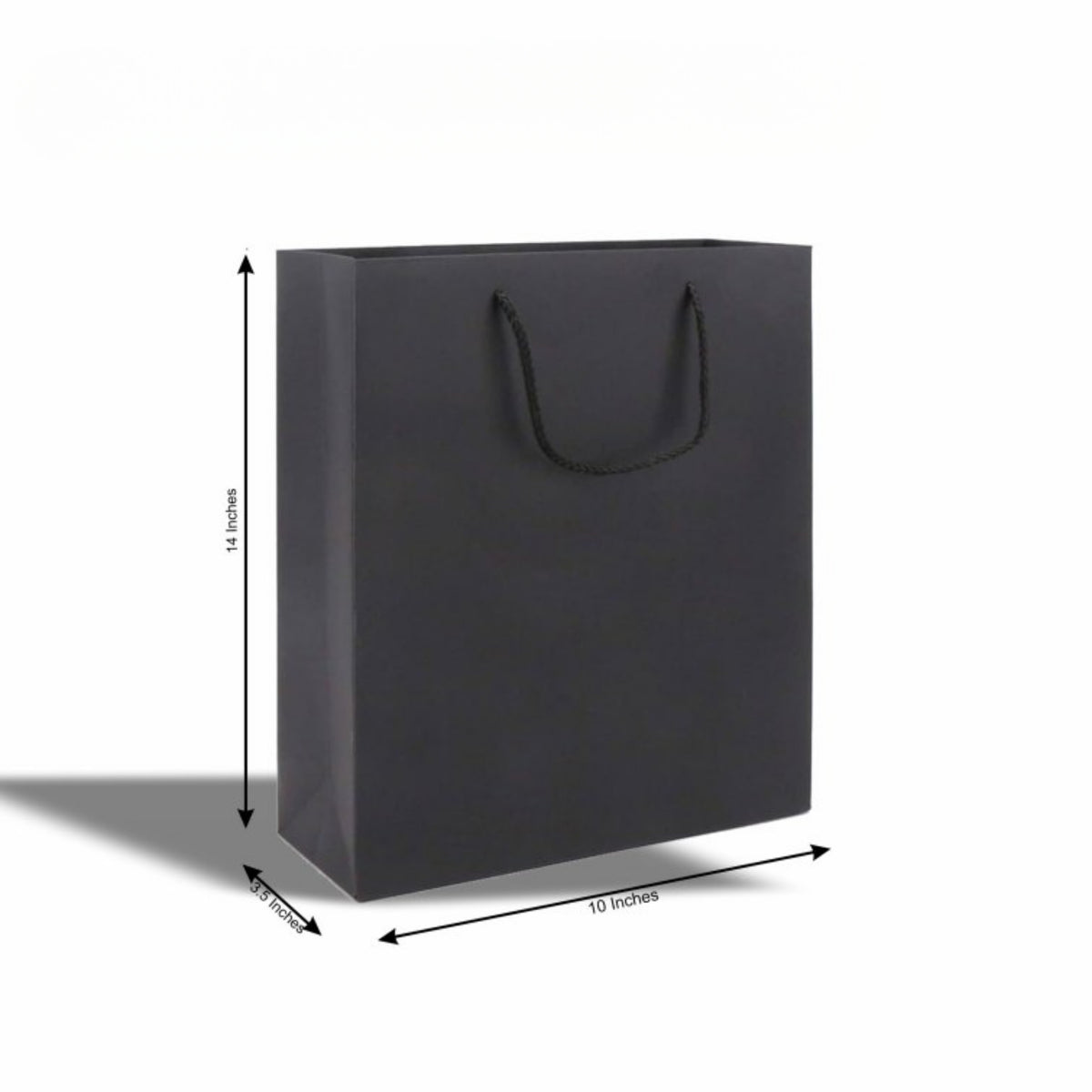 Black Paper Bag (PAP Med 07) | Customisable Corporate Gifting
