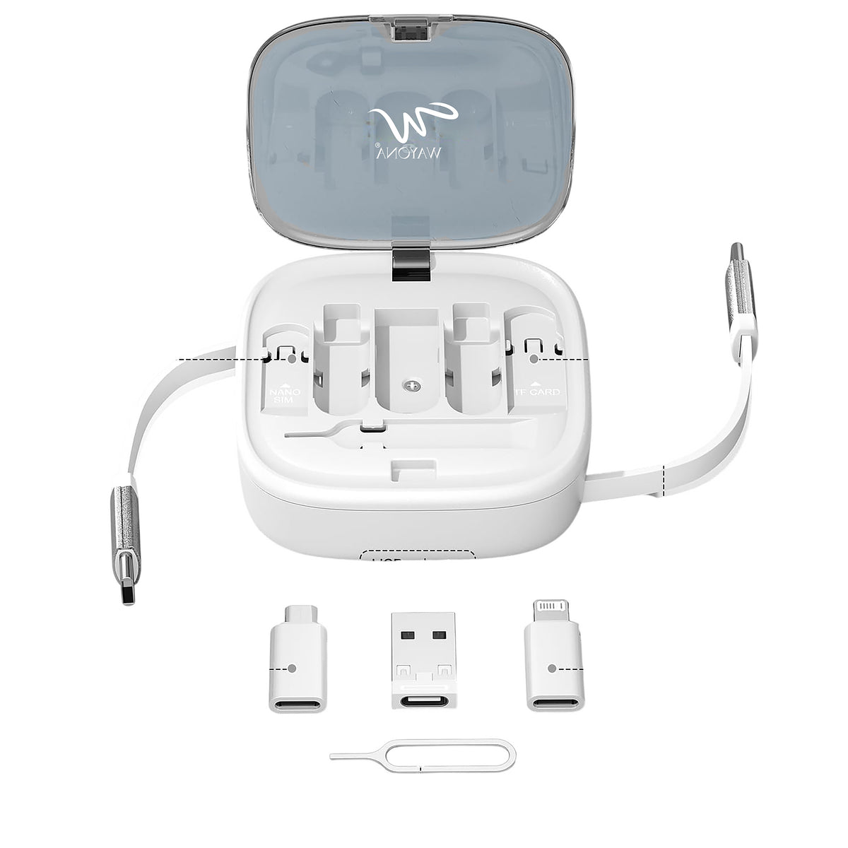 Wayona Retracto Case Retractable Cable Case