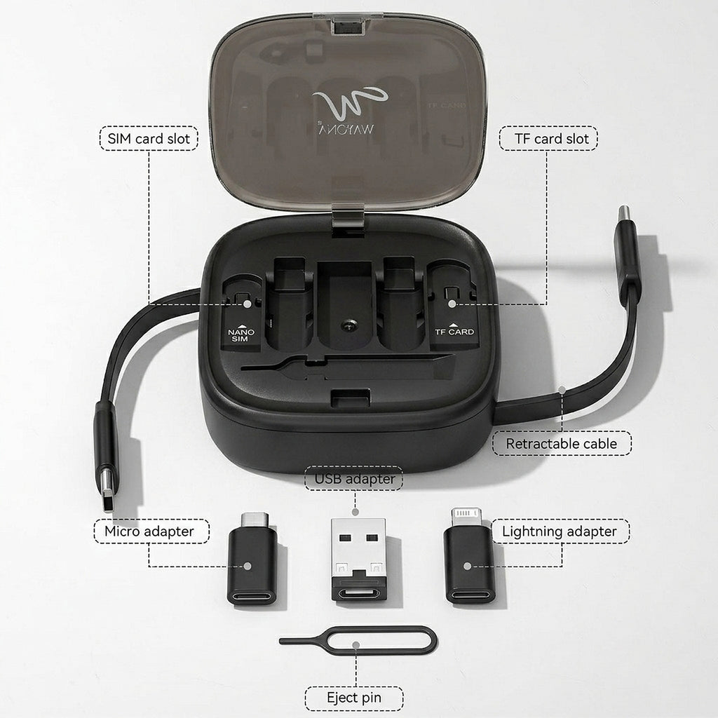 Wayona Retracto Case Retractable Cable Case