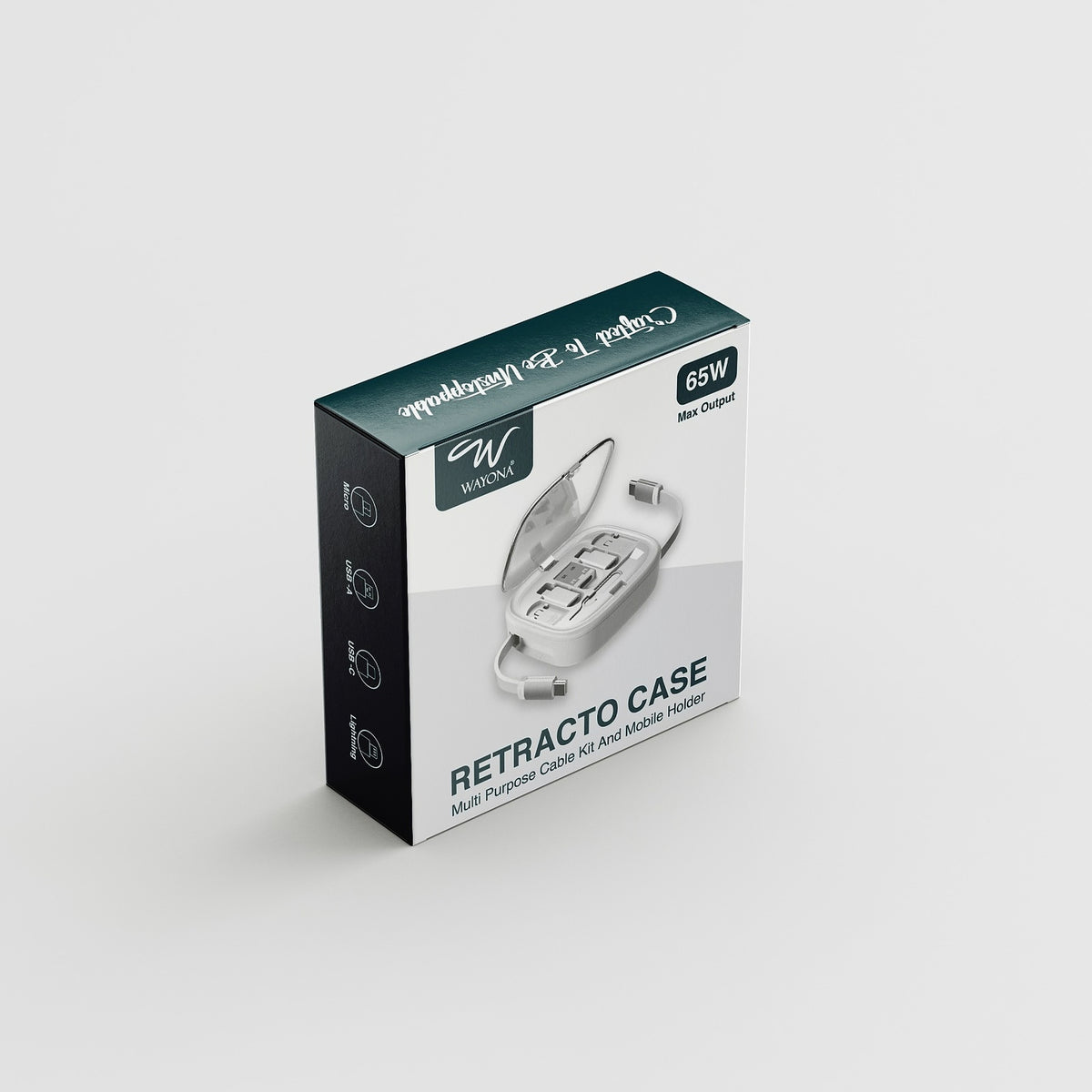 Wayona Retracto Case Retractable Cable Case