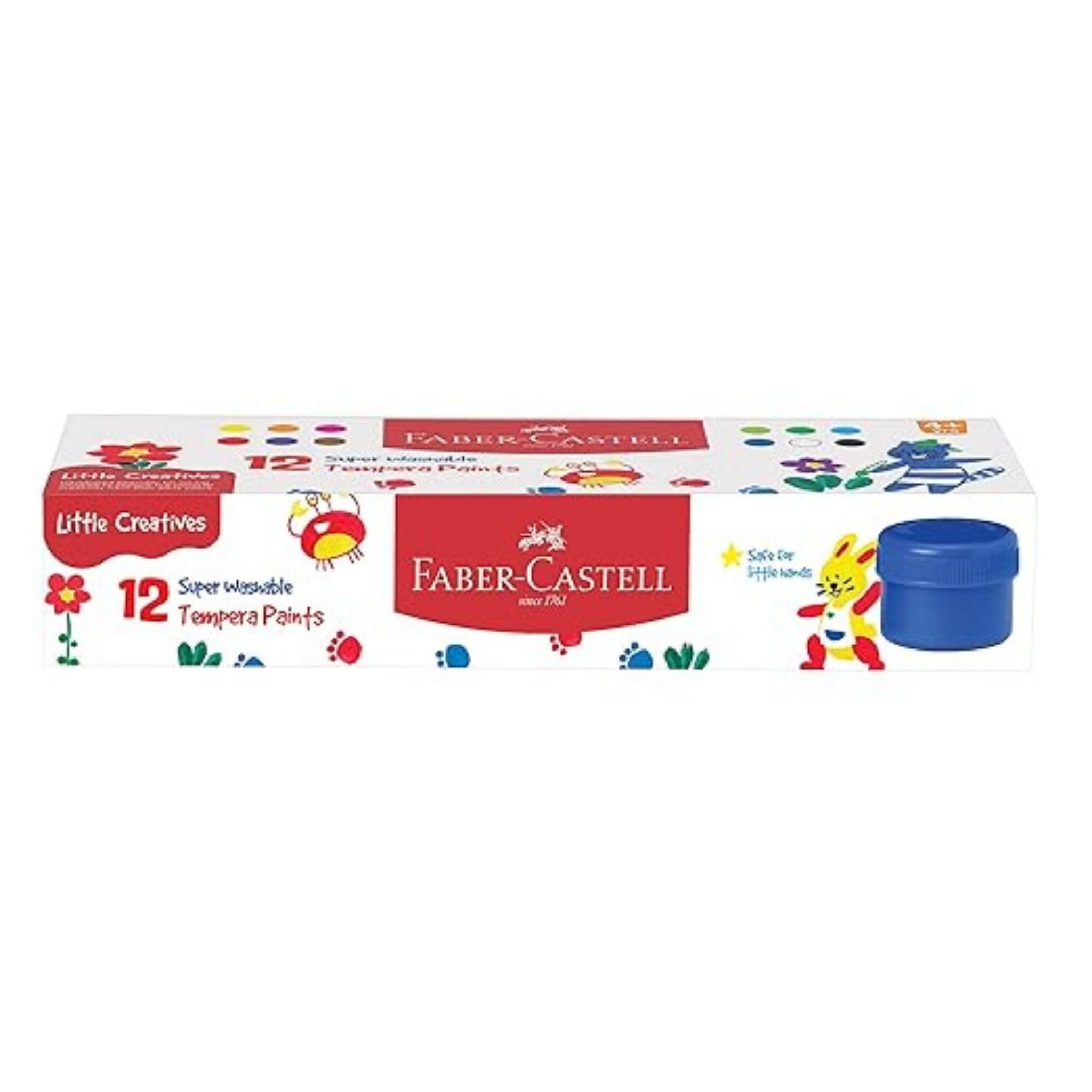 Tempera Paints 10ml Set of 12 – Safe & Vibrant Colours for Kids - Faber-Castell