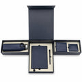 Offigifts Navy Executive Notebook & Desk Accessory Gift Set