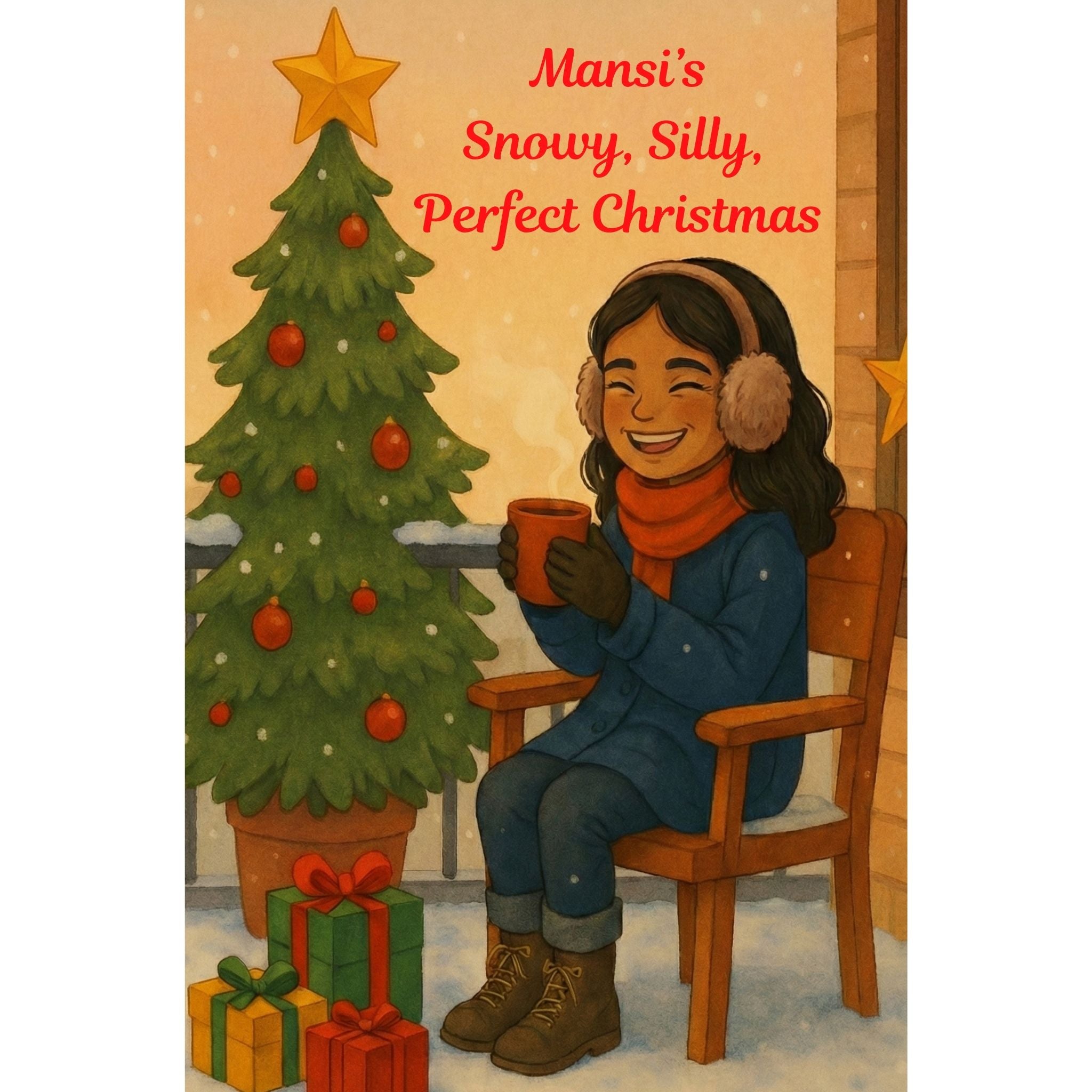 Personalized Story Book with Your Child's Name - Snowy, Silly,  Perfect Christmas