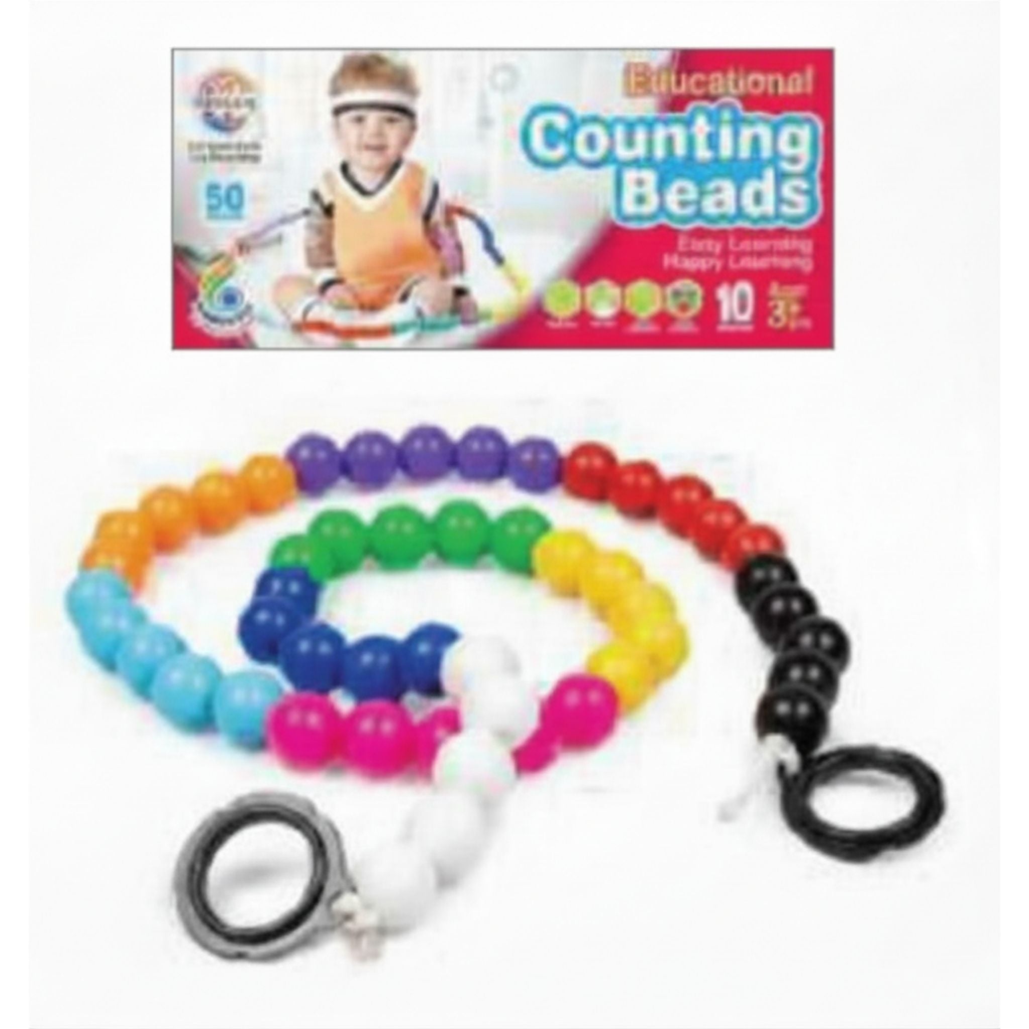 Counting Beads 50 Beads Learning Toy