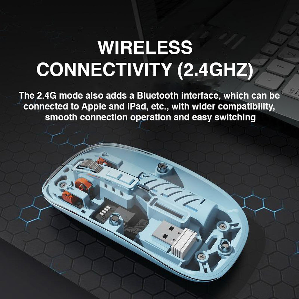 Wayona Clearclick Transparent Wireless Mouse