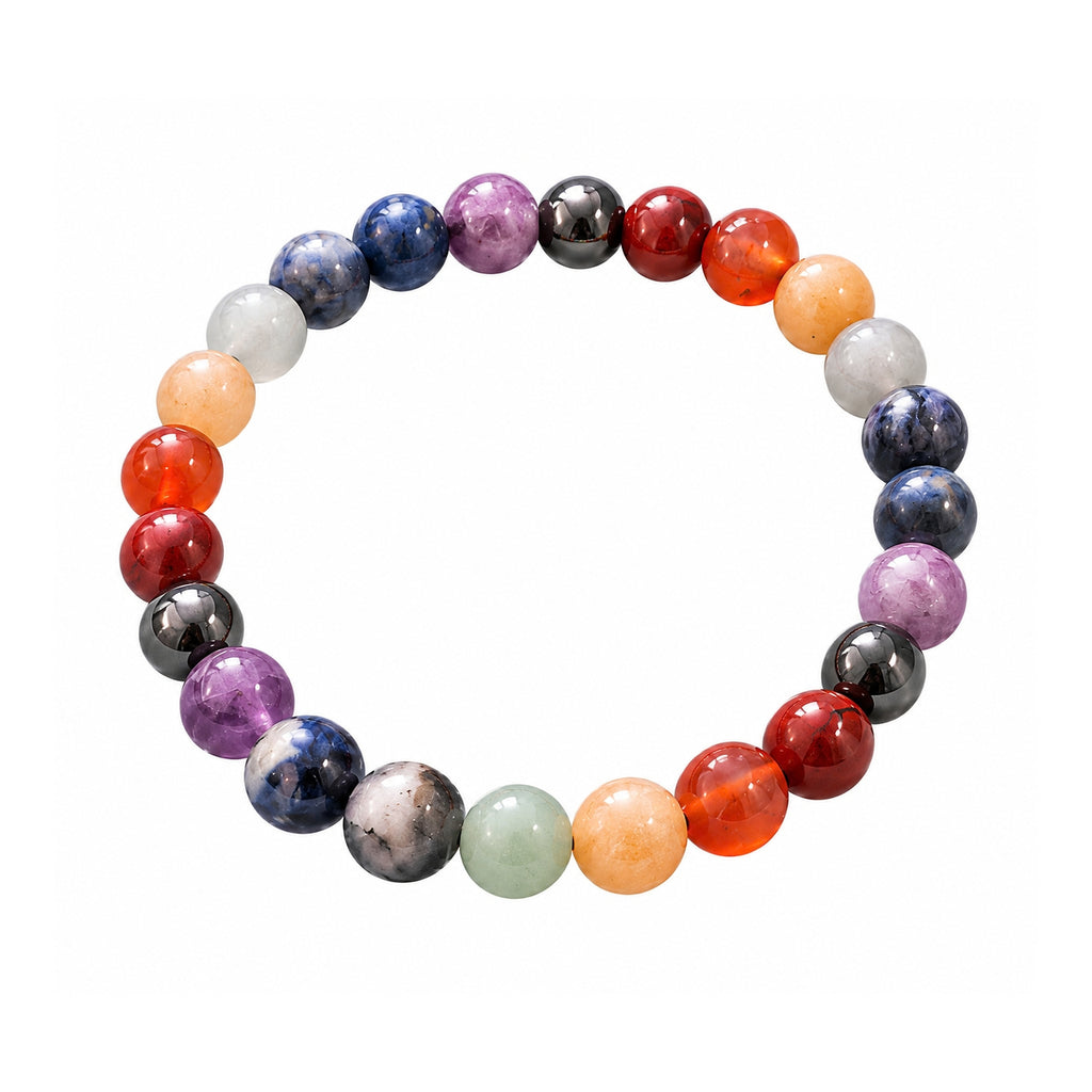 7 Chakra Natural Gemstone Bracelet