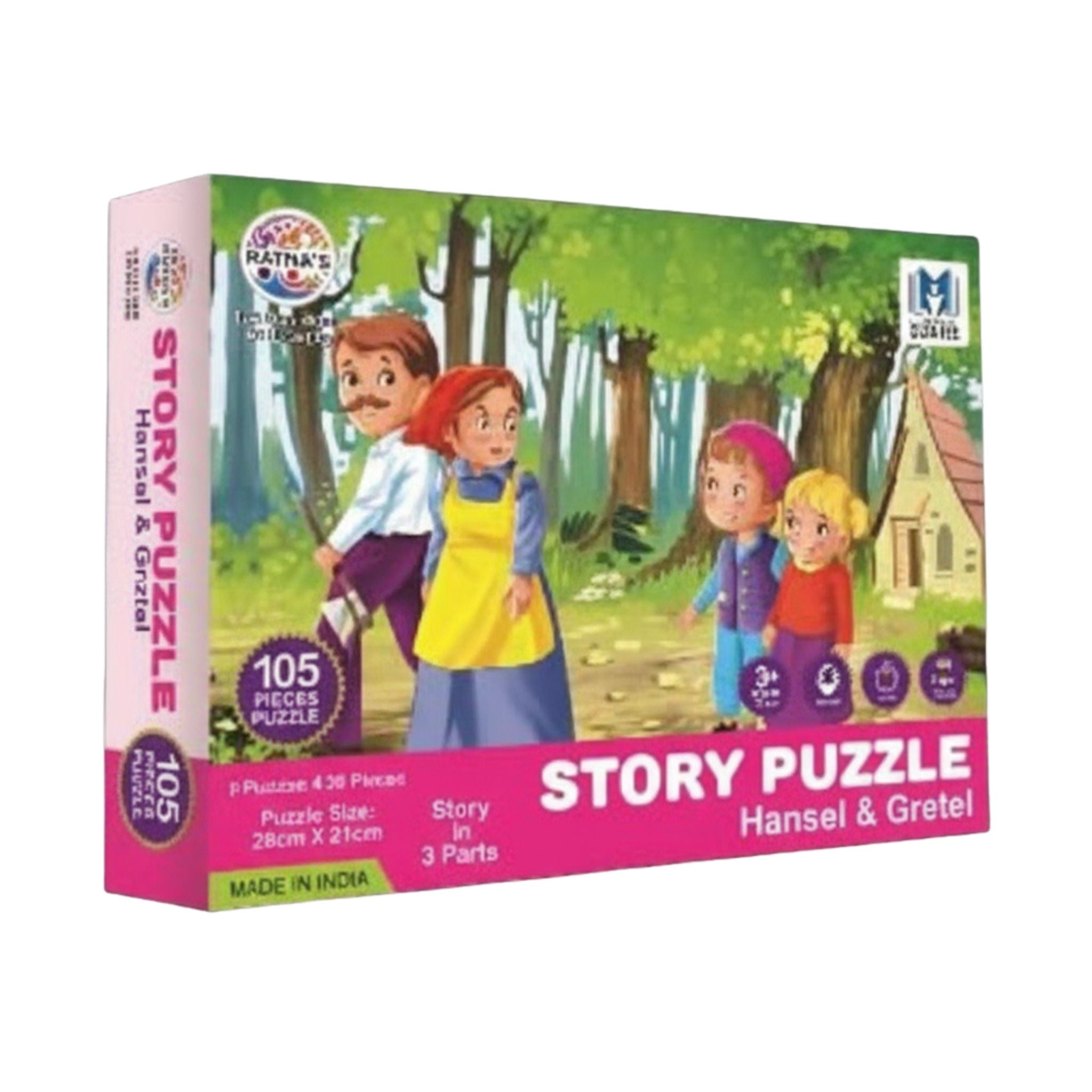 Hansel & Gretel Story Puzzle Jigsaw for Kids