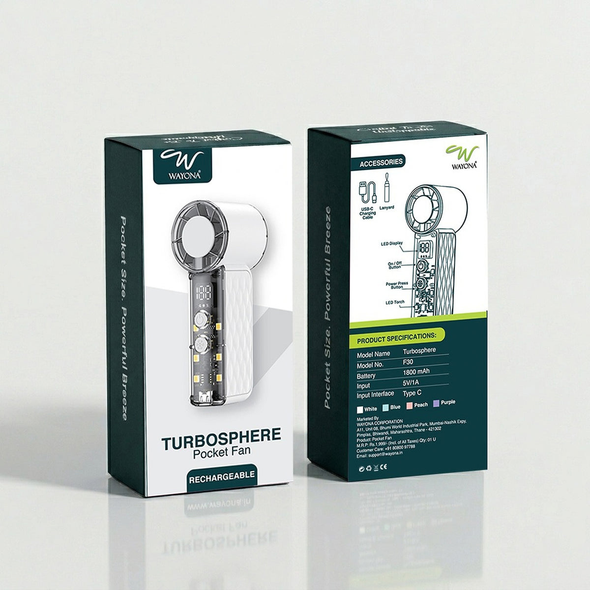 Wayona Turbosphere High Speed Fan