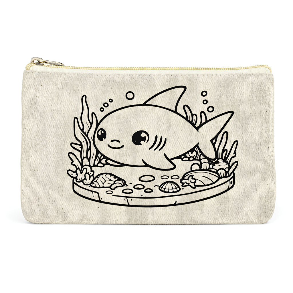Colour-Your-Own Canvas Pouch with Multiple Designs
