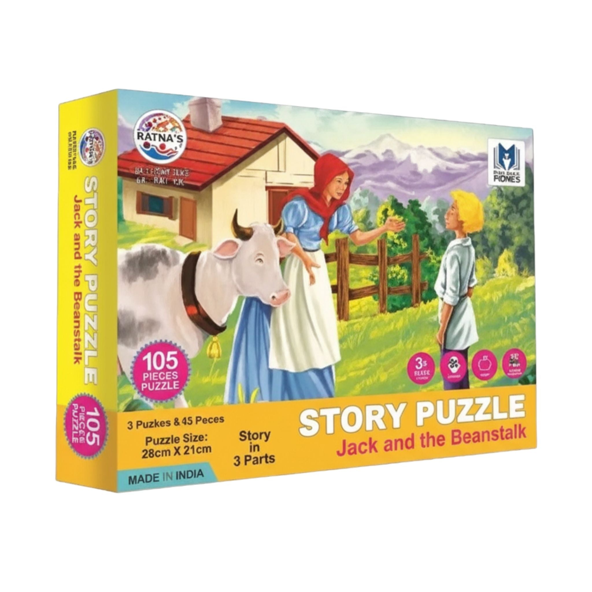 Jack & The Beanstalk Story Puzzle Jigsaw for Kids