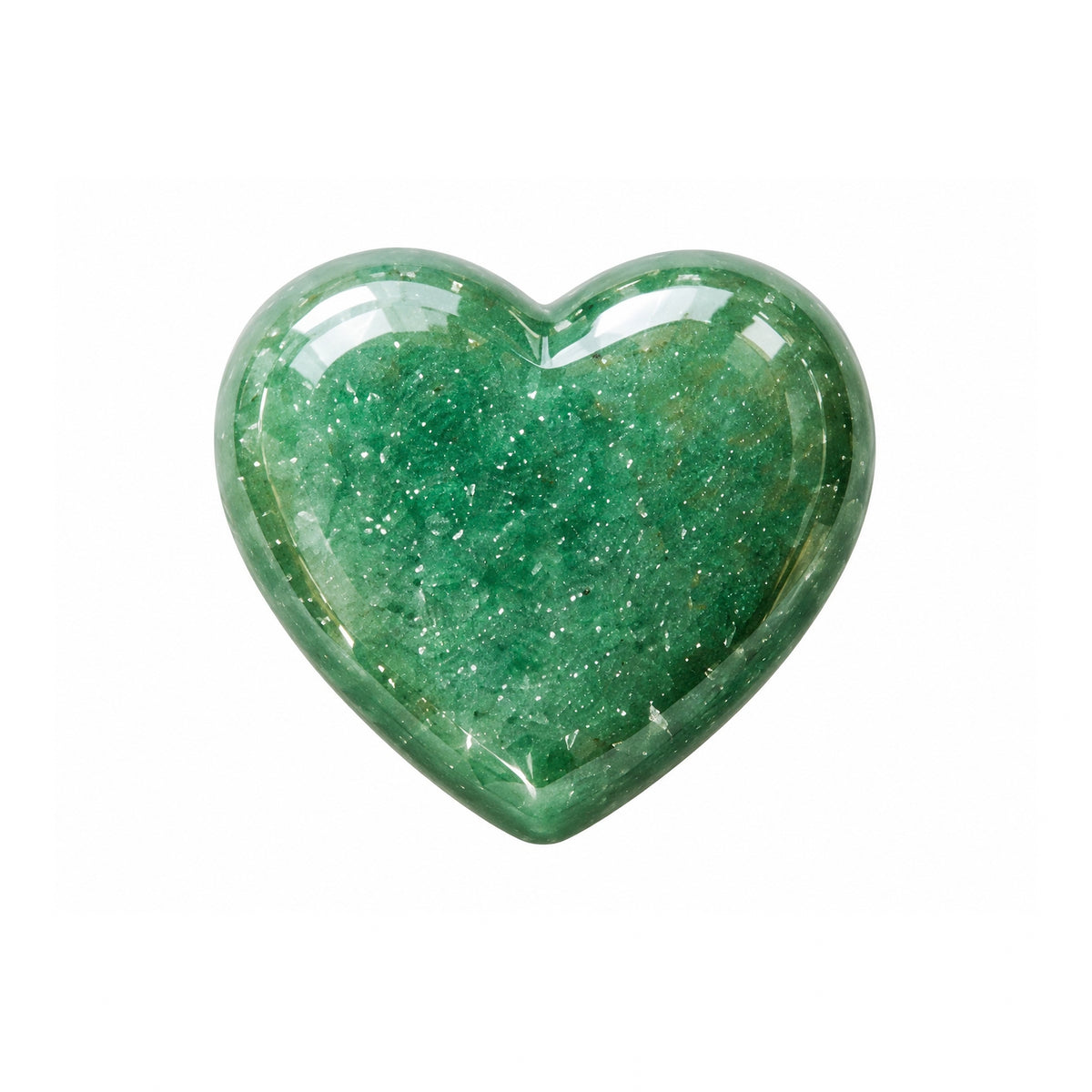 Green Aventurine Heart Crystal