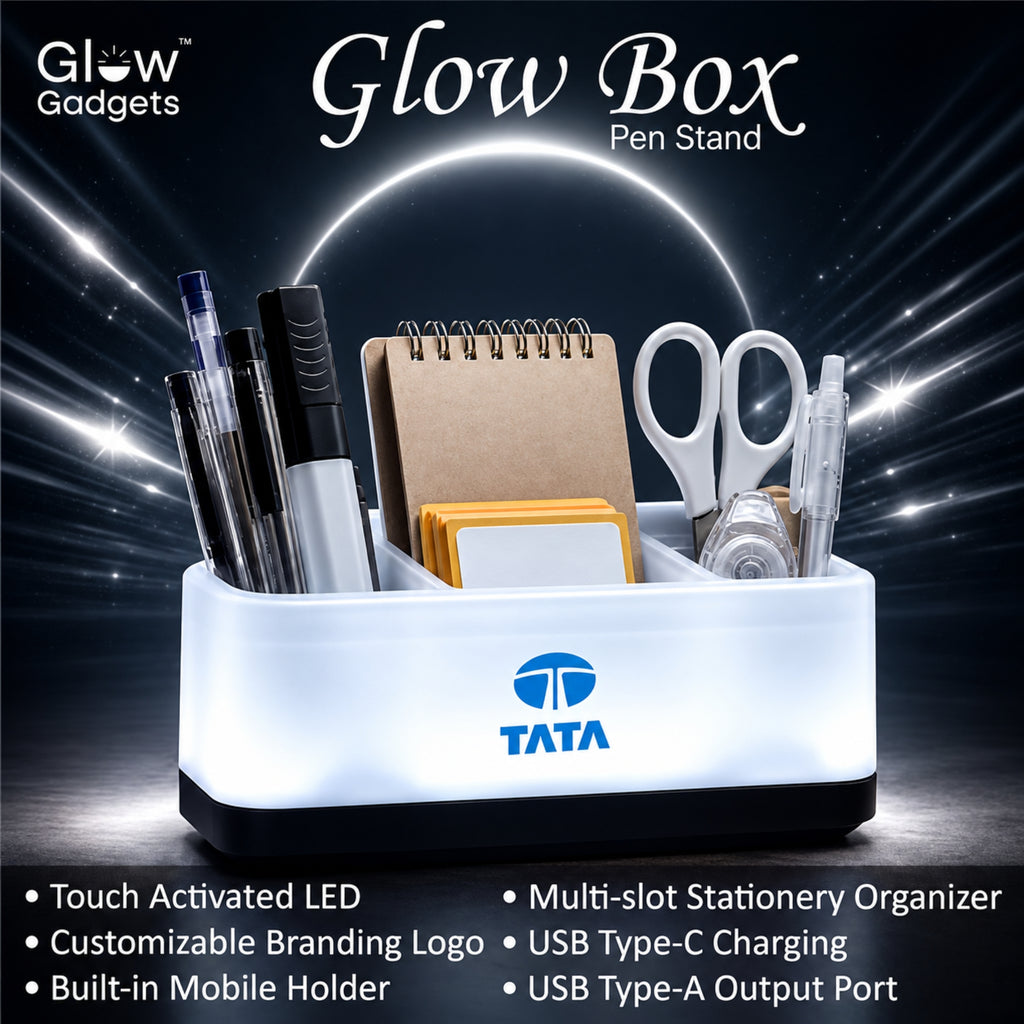 Glow Gadgets Glow Box Illuminated Pen Stand