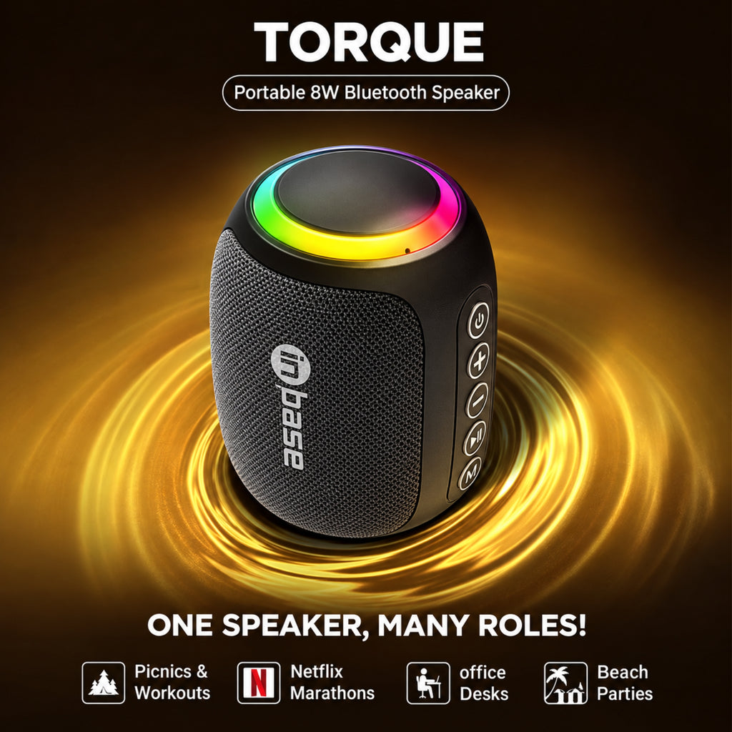 Inbase Torque Portable 8W Bluetooth Speaker