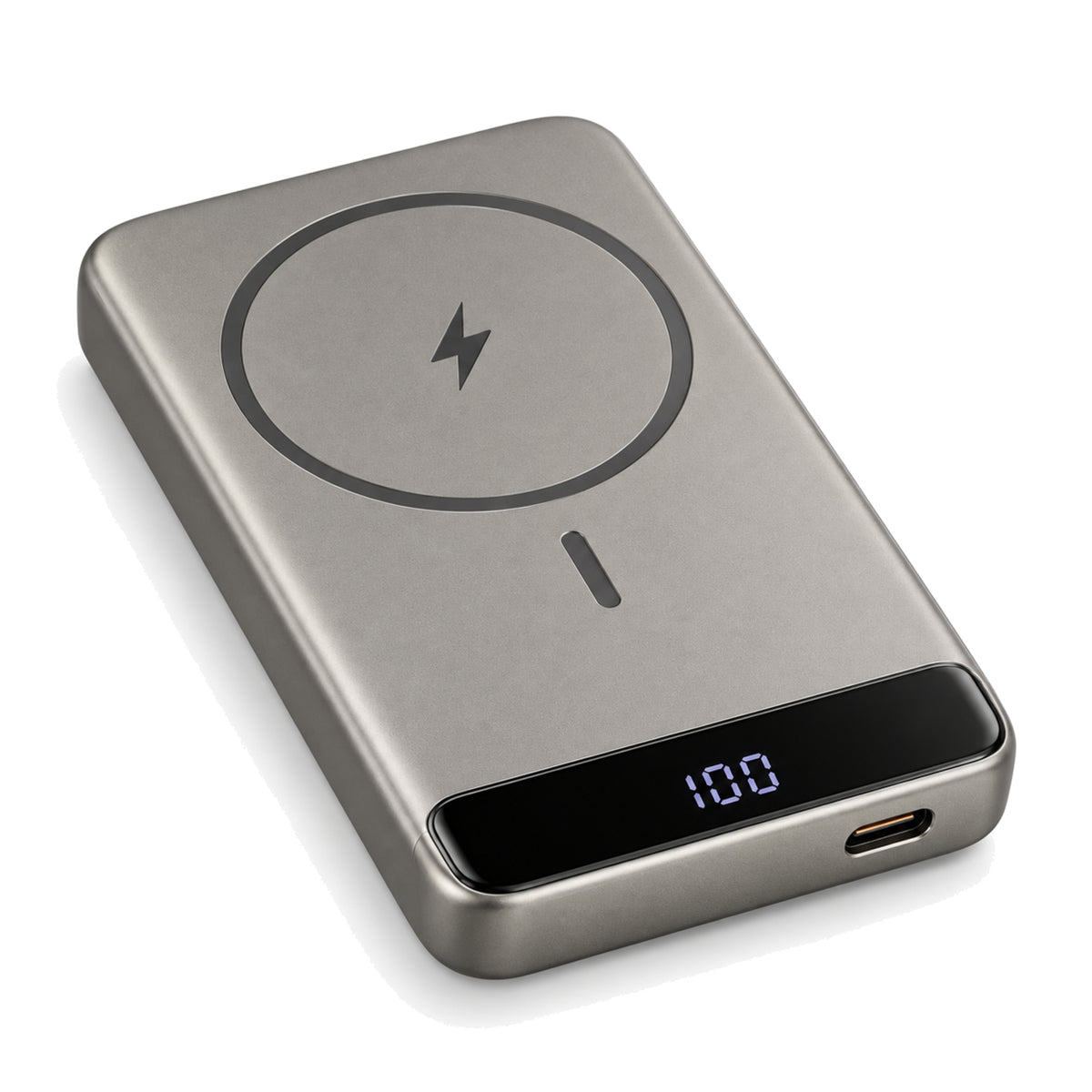 Stuffcool Click 10 10000mAh 15W Slim Magnetic Wireless Power Bank - Black/White/Blue