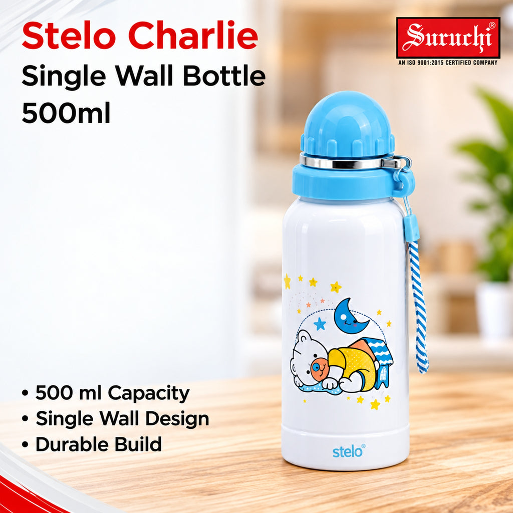 Stelo Charlie 500ml Single Wall Bottle
