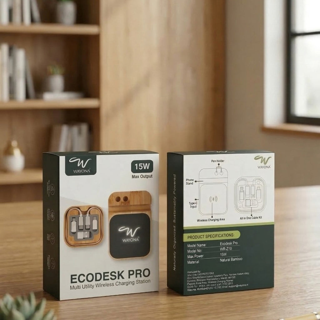 Wayona Ecodesk Pro Wireless Desk Charger & Organiser