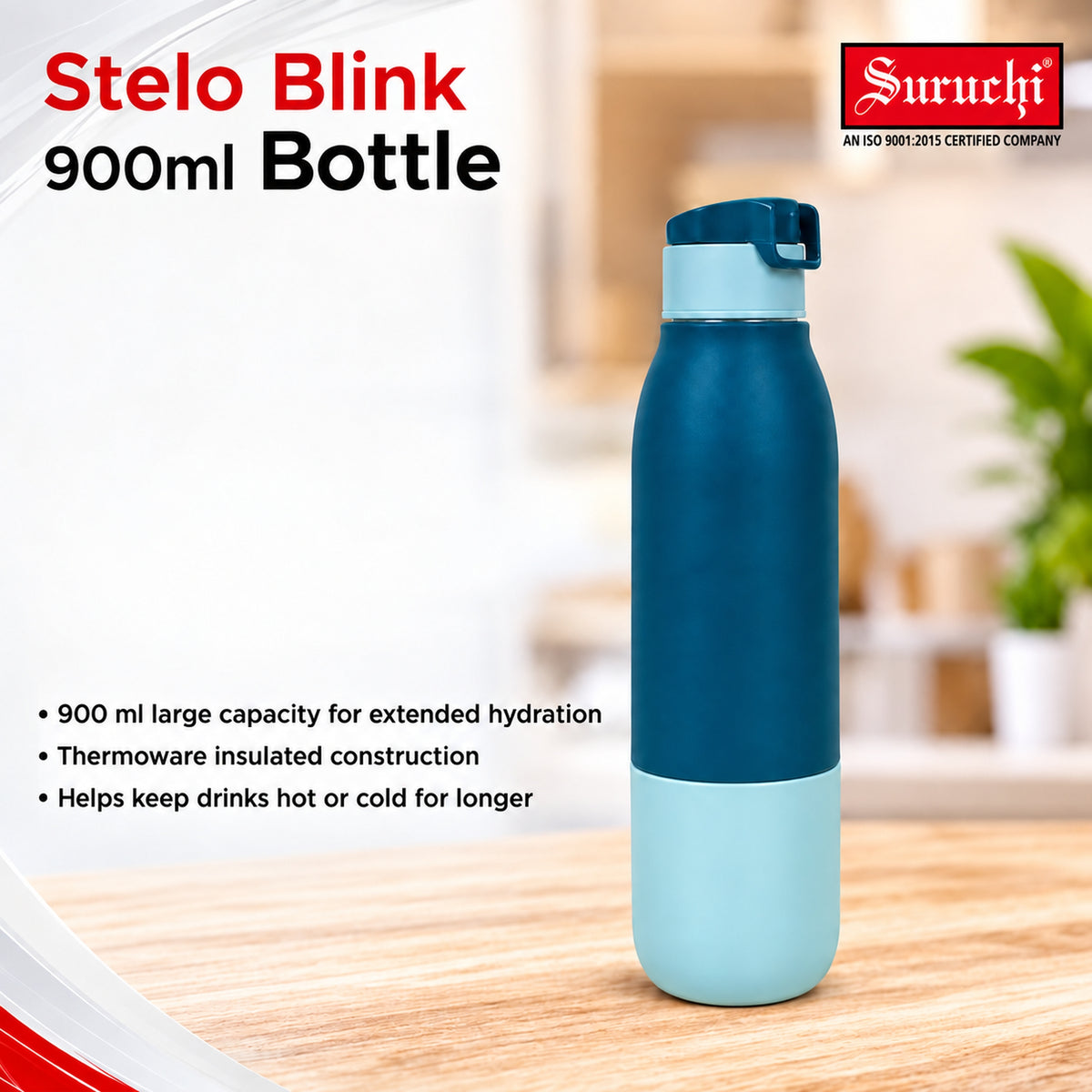 Stelo Blink 900ml Thermoware Bottle