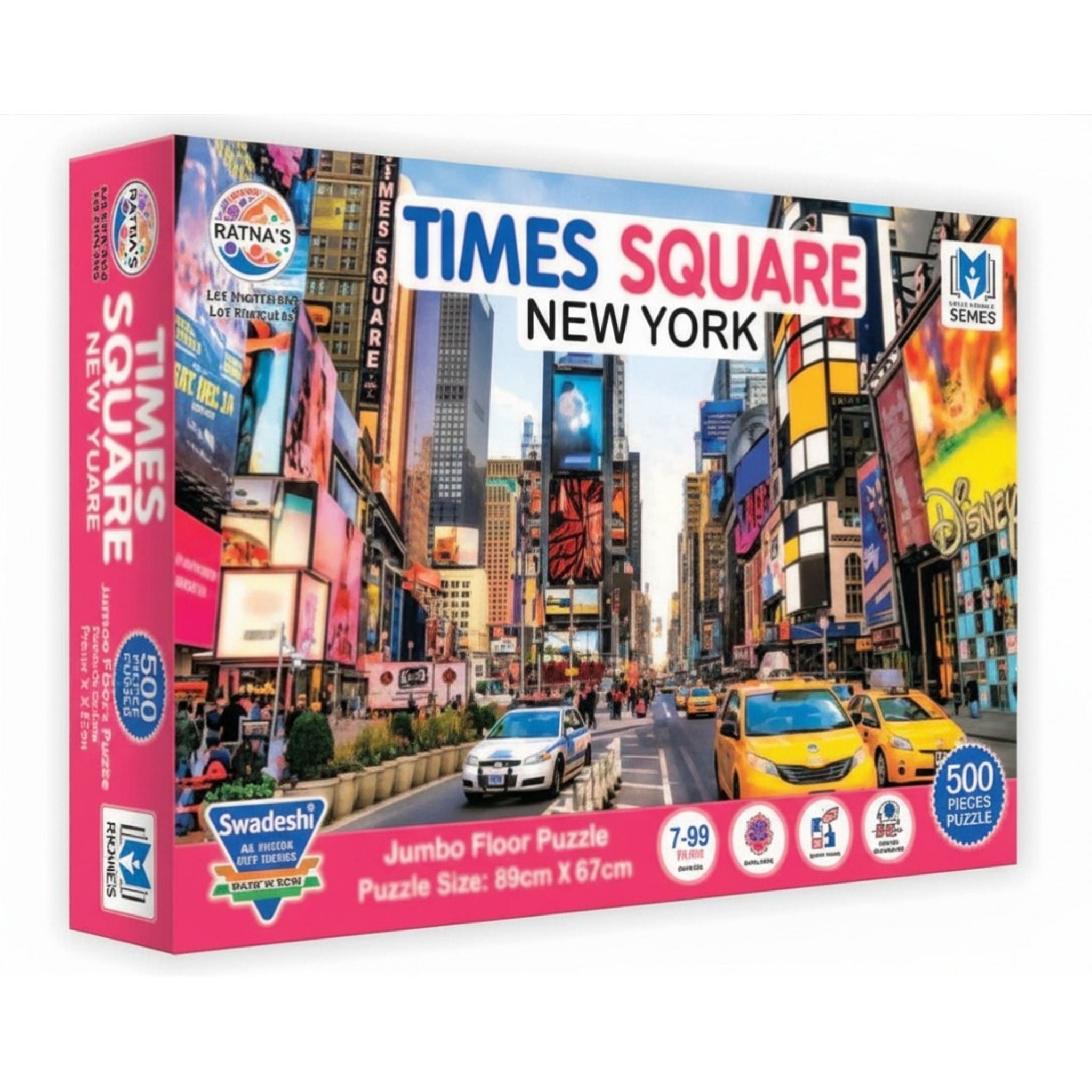 Times Square New York 500 Pieces Jigsaw Puzzle