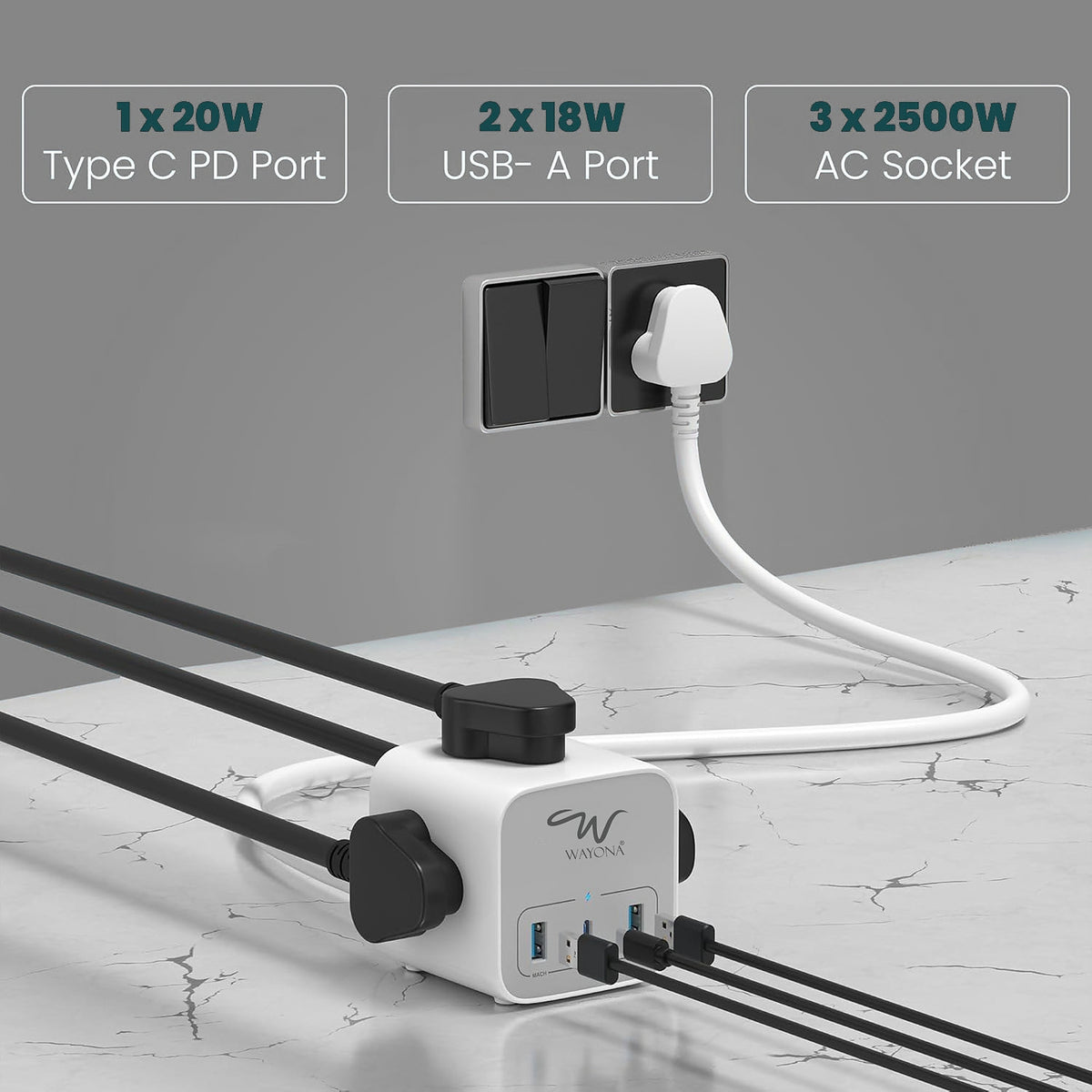 Wayona Zapcube Charging Adapter