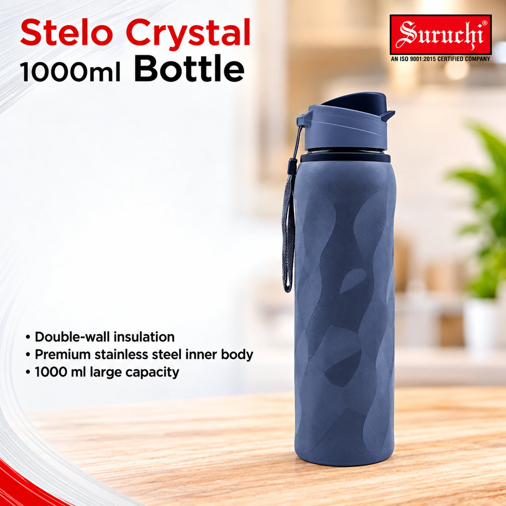 Stelo Crystal 1000ml Thermoware Bottle