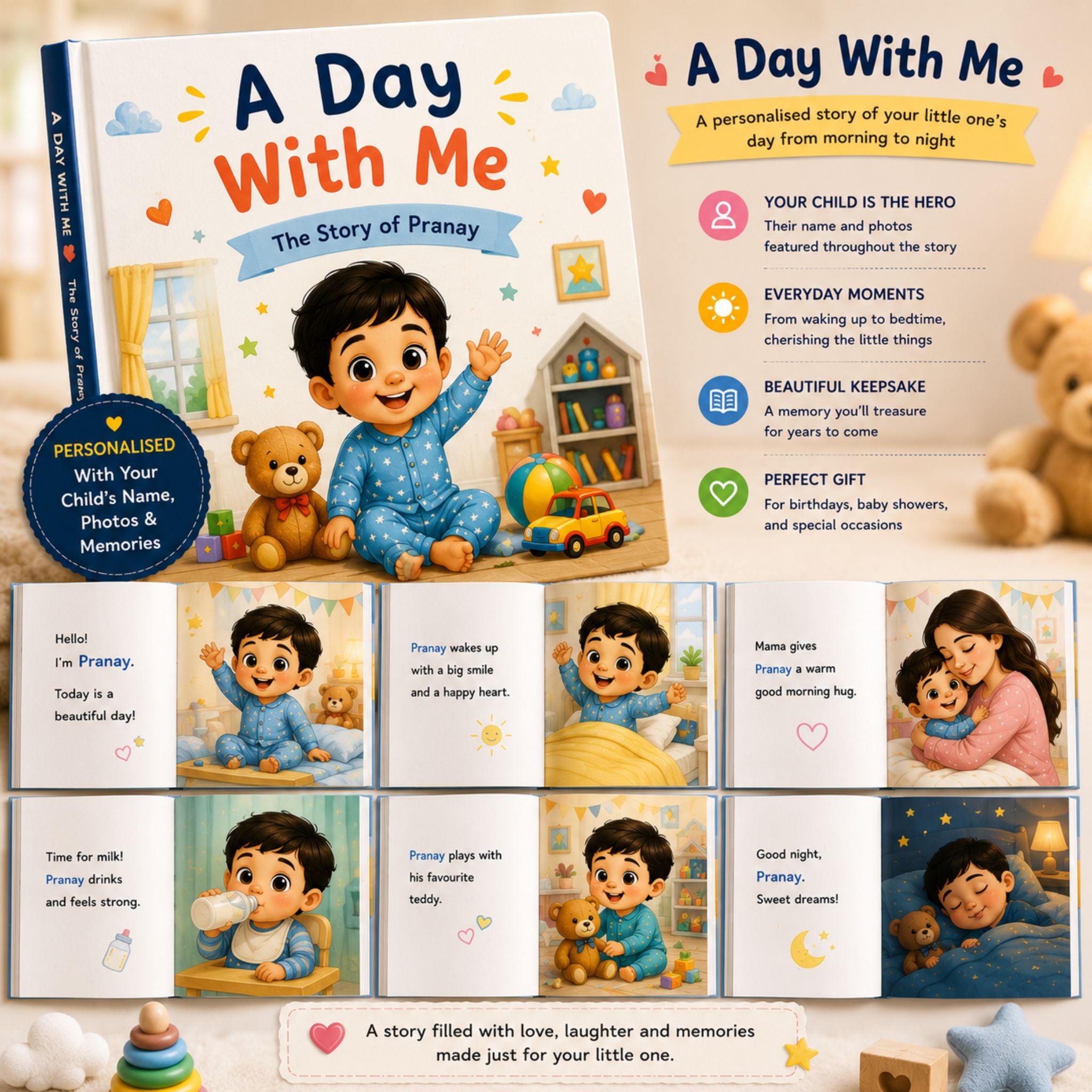 My First Storybook | Personalised Storybook For 1 Year Old