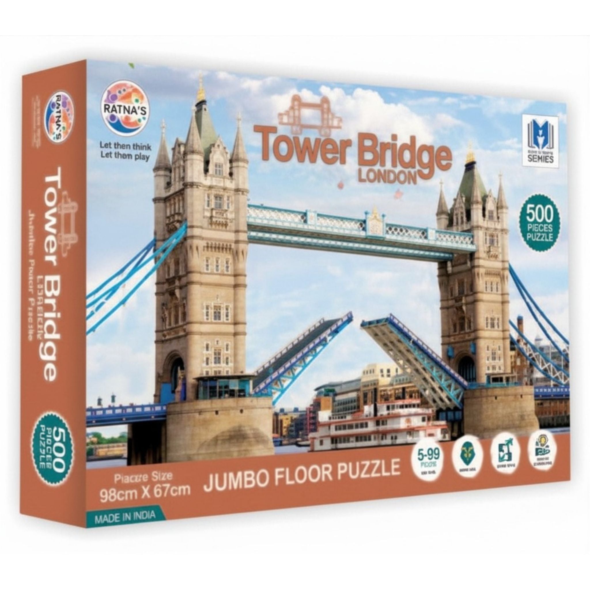 Tower Bridge London 500 Pieces Jigsaw Puzzle