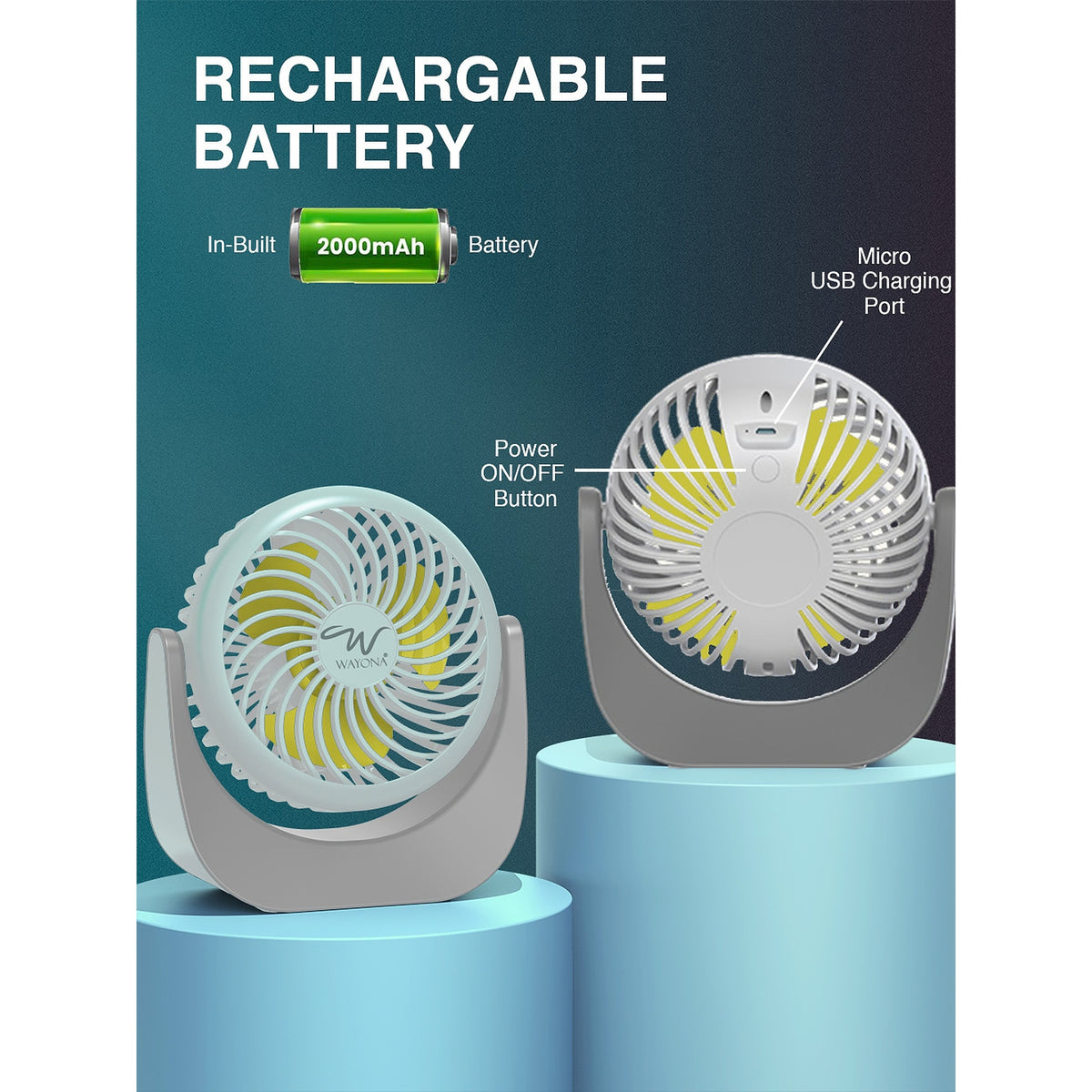Wayona Chill Blast Desk Fan