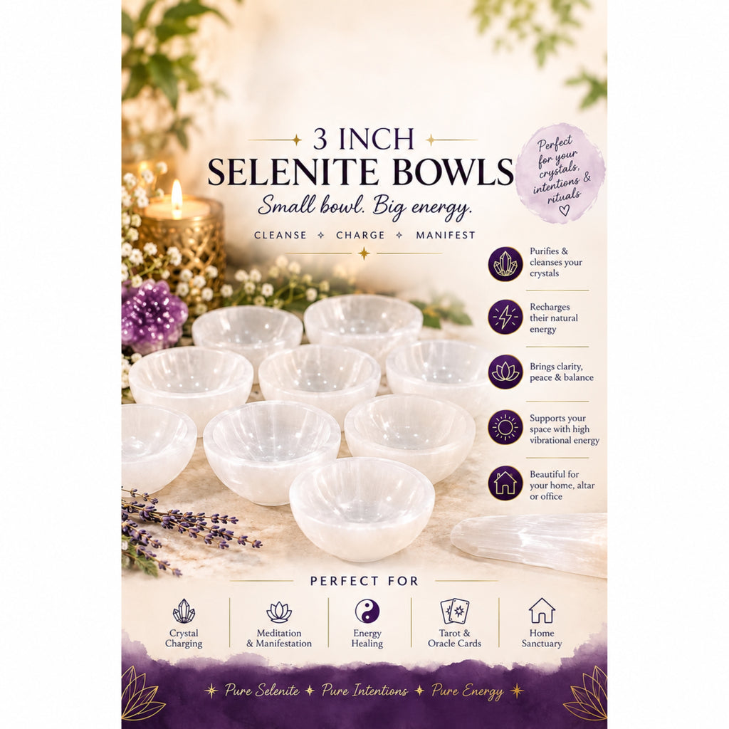 3-Inch Selenite Bowl