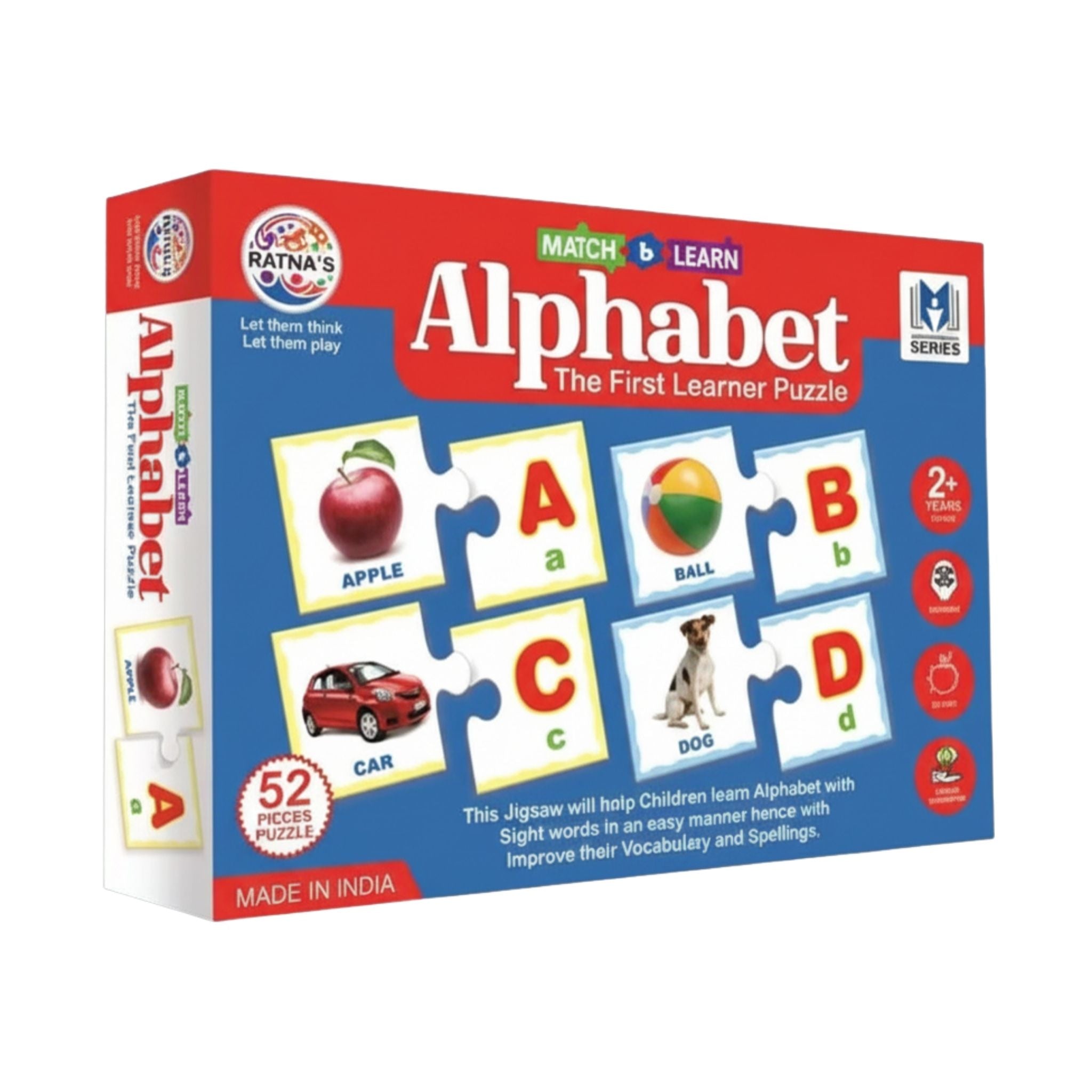 Alphabet Match & Learn Jigsaw Puzzle for Kids