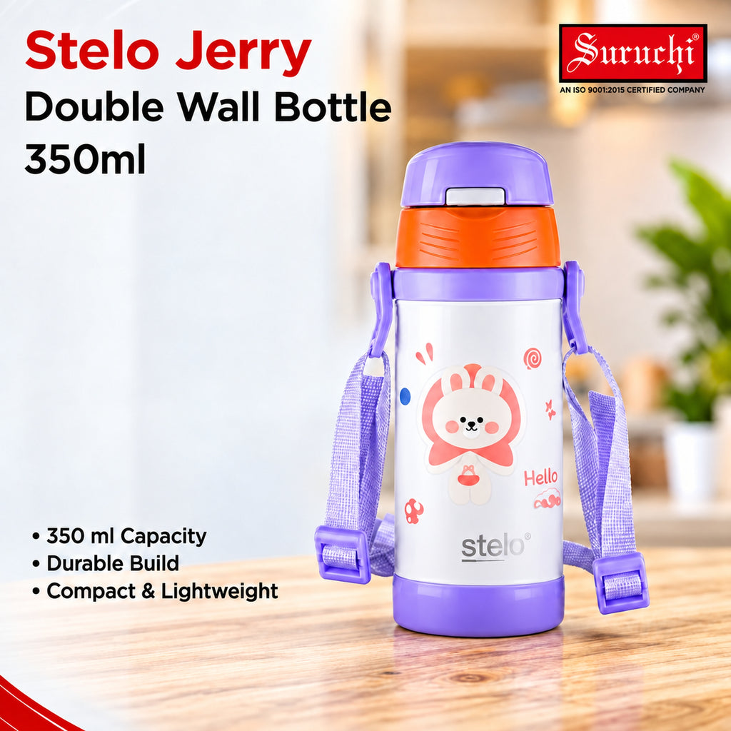 Stelo Jerry 350ml Double Wall Bottle