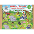 Animal Safari Wooden Floor Puzzle for Kids