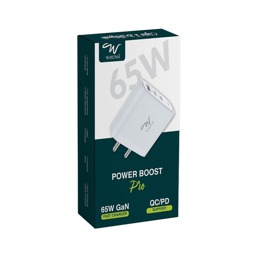 Wayona Powerboost Pro 65W GaN Power Adapter