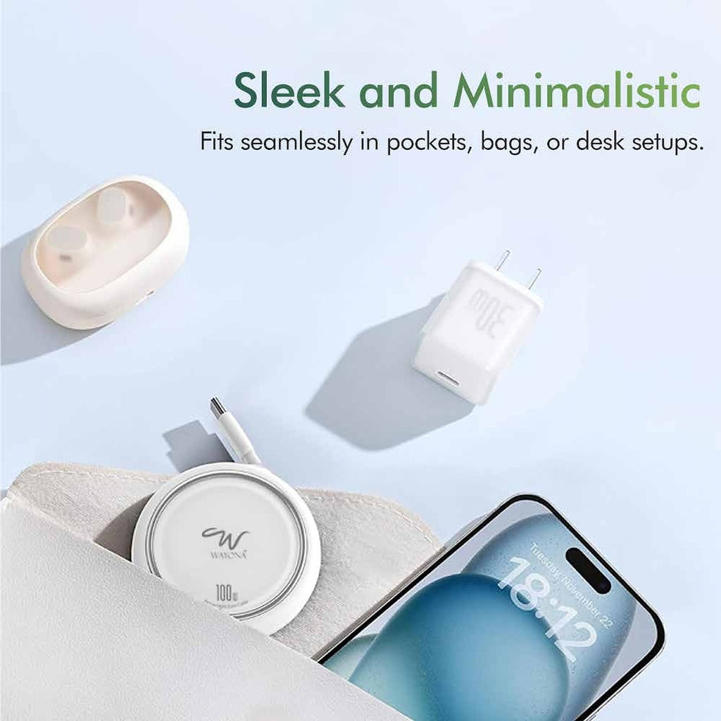 Wayona Flexi Reel Retractable Charging Cable