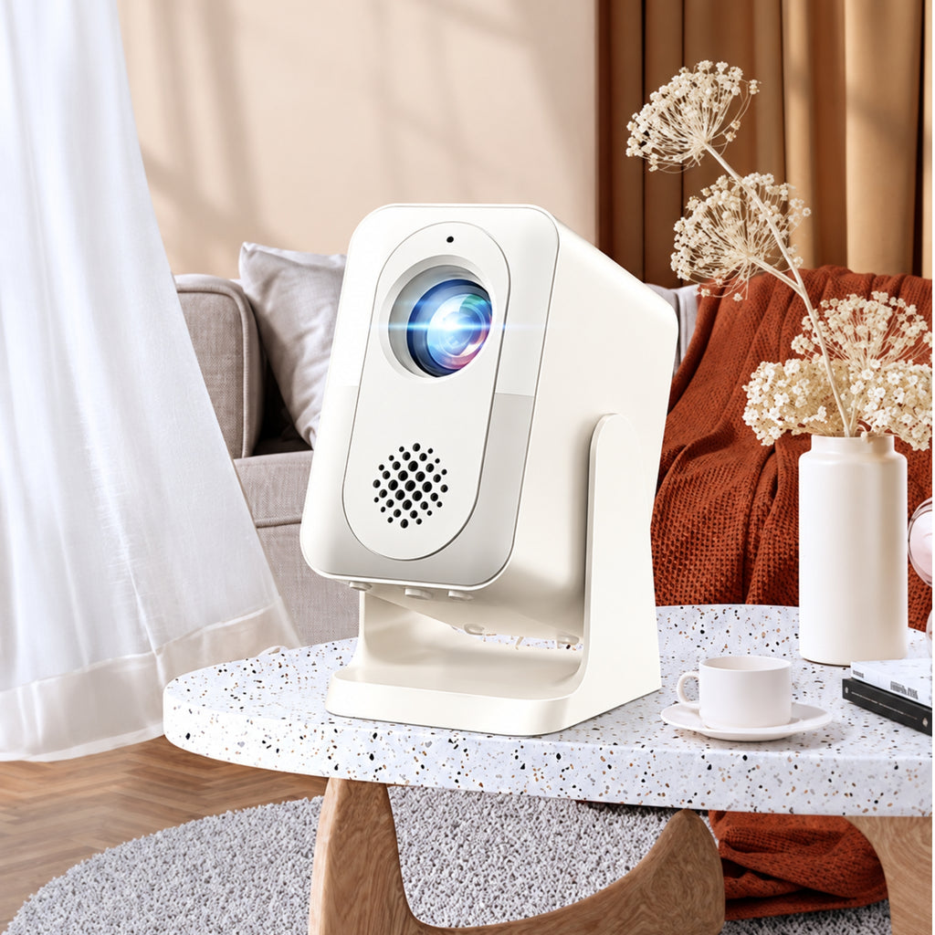 NexFlow G15 Smart HD Projector 720p with 230° Rotatable Design & 5000 Lumens