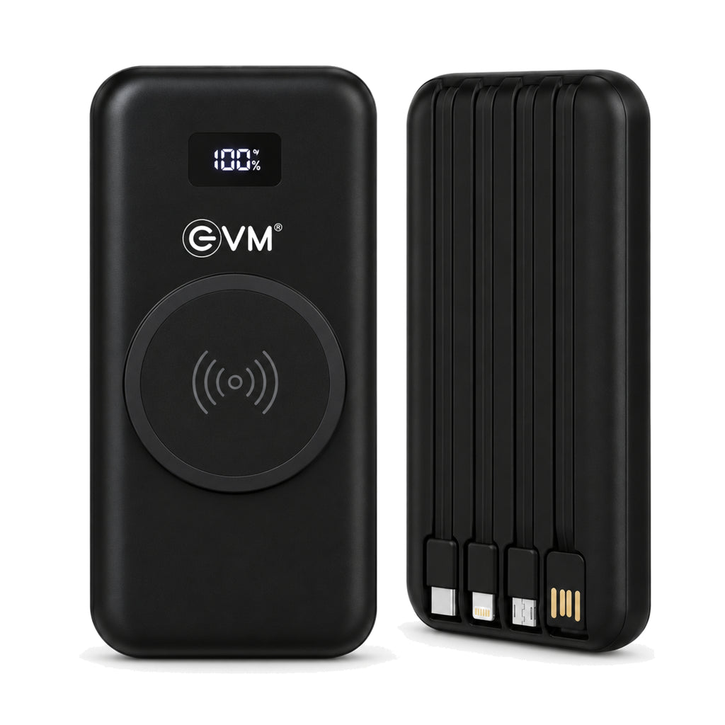 EVM EnWire 10000mAh Power Bank - Black