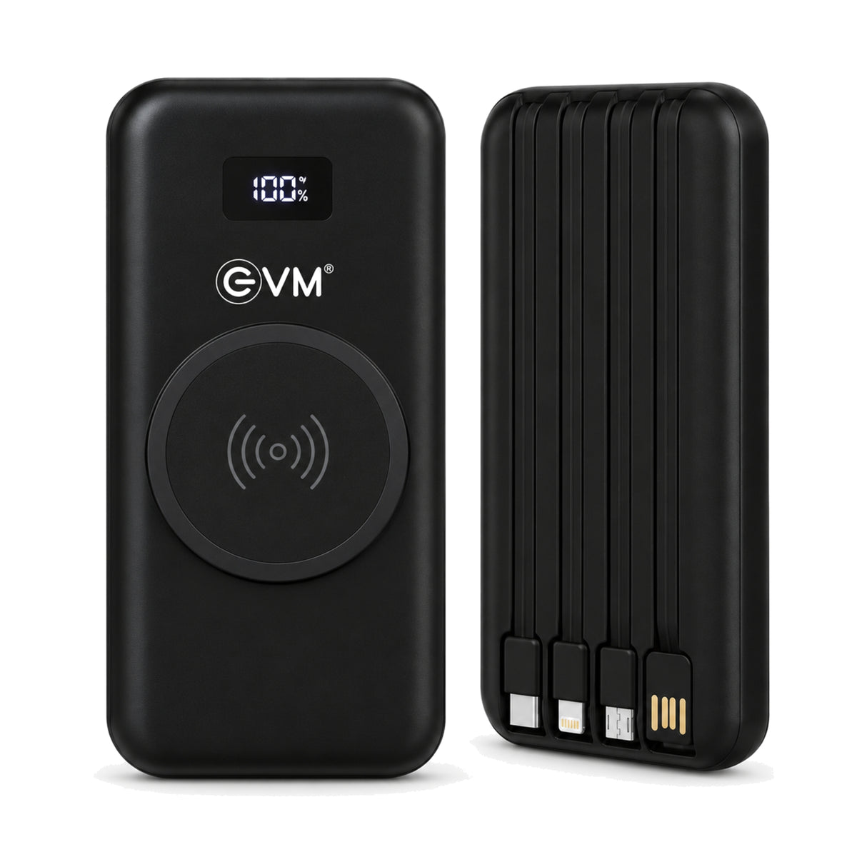 EVM EnWire 10000mAh Power Bank - Black