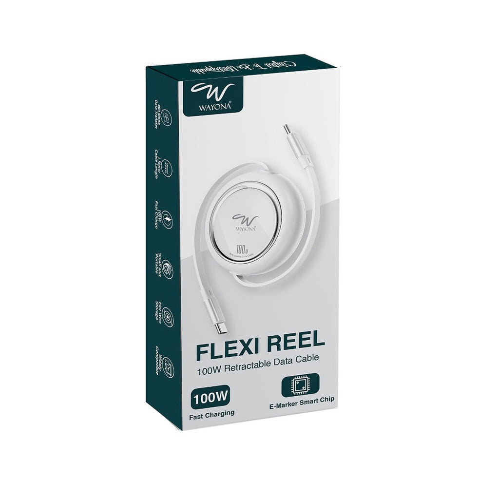 Wayona Flexi Reel Retractable Charging Cable