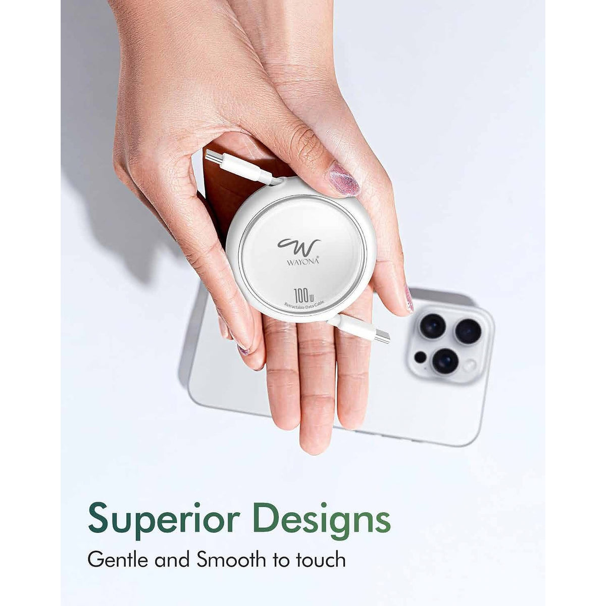 Wayona Flexi Reel Retractable Charging Cable
