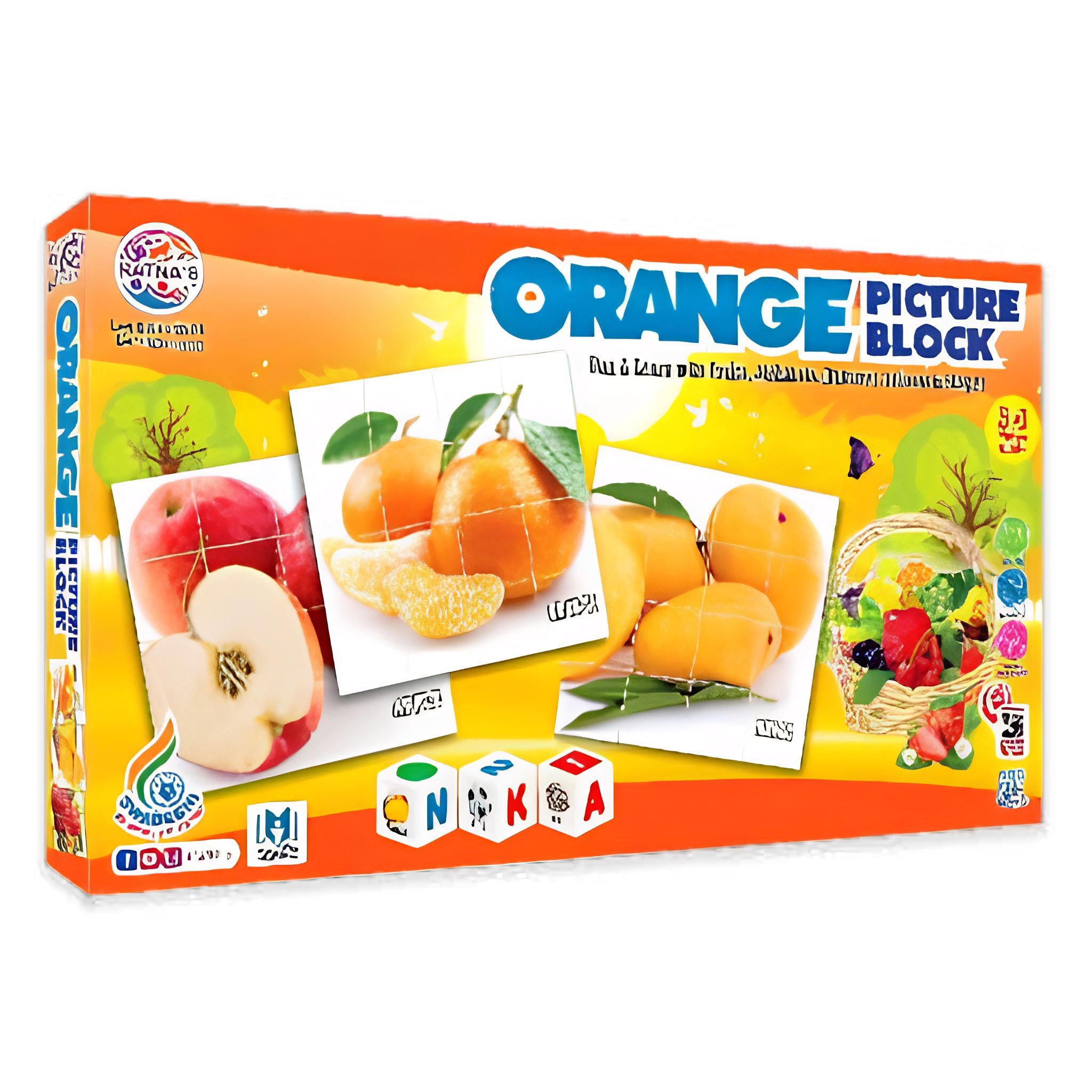 Orange Block for Kids